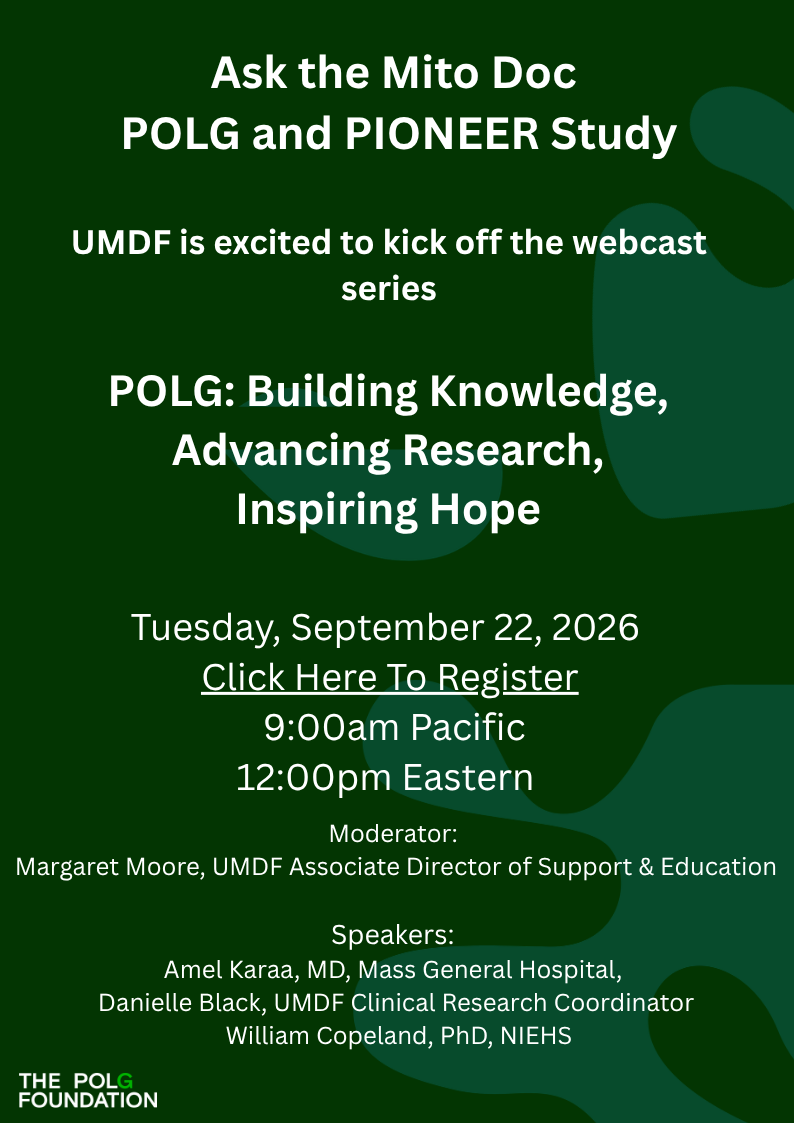 Ask the Mito Doc - POLG and PIONEER Study